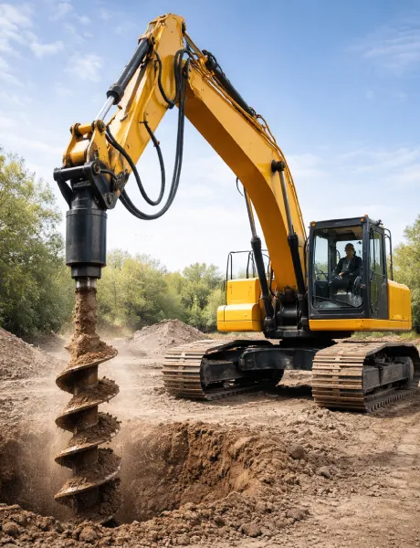 Perfuração de Solo com Trado